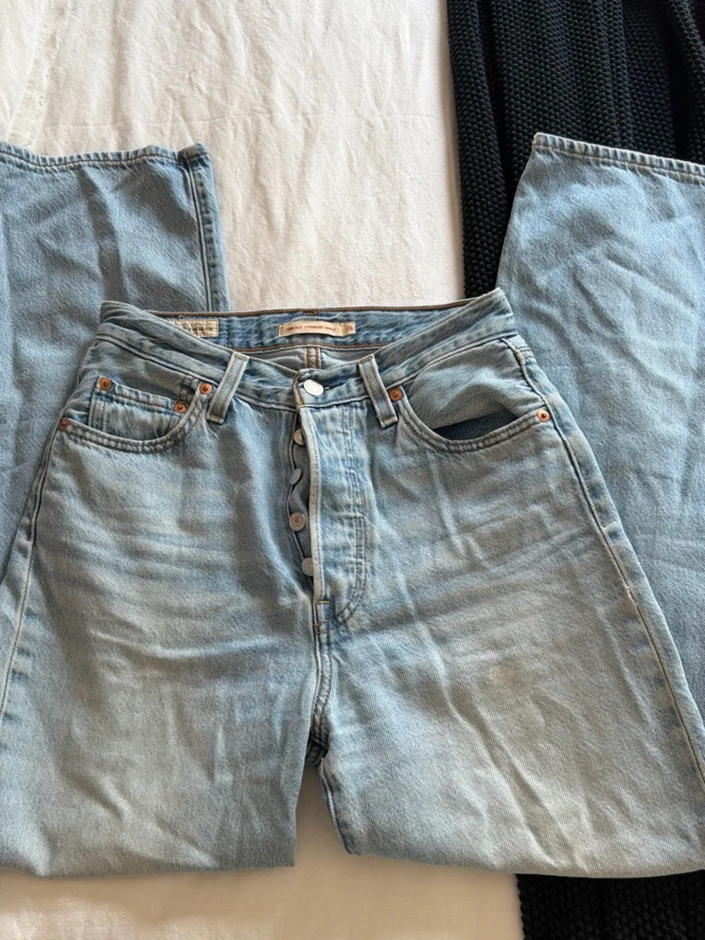 Levi’s High Rise Ribcage Straight Ankle Jeans Size 26
